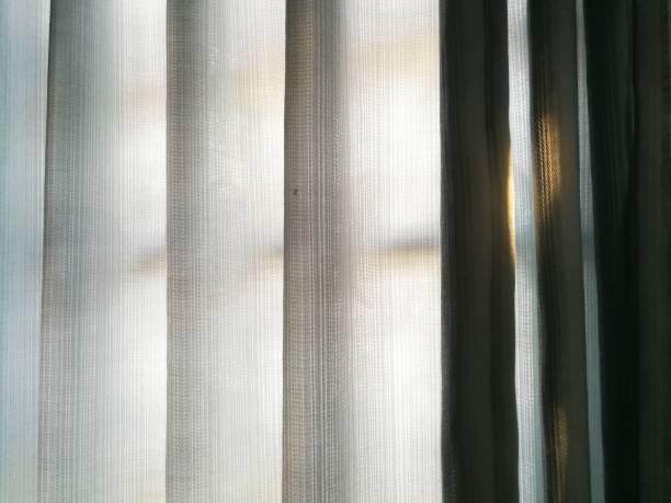 istock Transparent curtain with soft light in the morning 1304330127