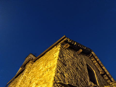 Church in Alagna Valsesia piedmont italy