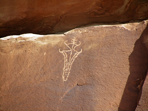Newspaper Rock Petroglyphs near Canyonlands National Park, Utah