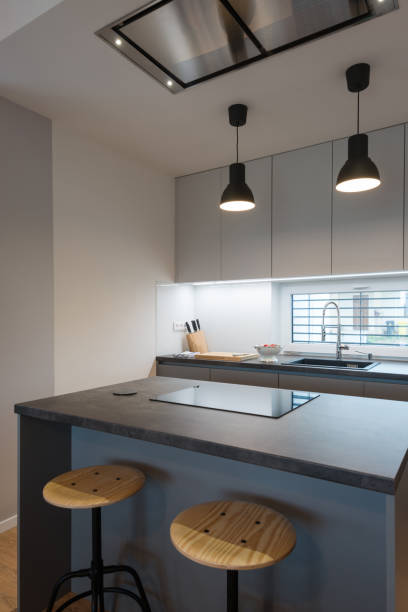 istock Interior of contemporary kitchen 1304351171