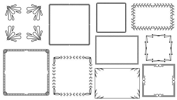 Simple Rectangle Frame Vector