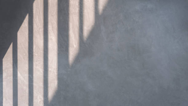 istock Sunlight and shadow on surface of unwaxed loft cement wall background inside of house building site 1304367692