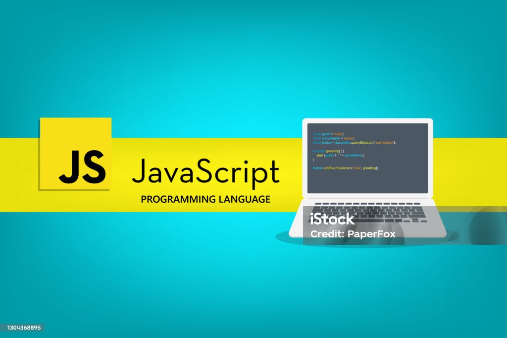 Vetores de Javascript Linguagem De Programação Javascript Com Código De ...