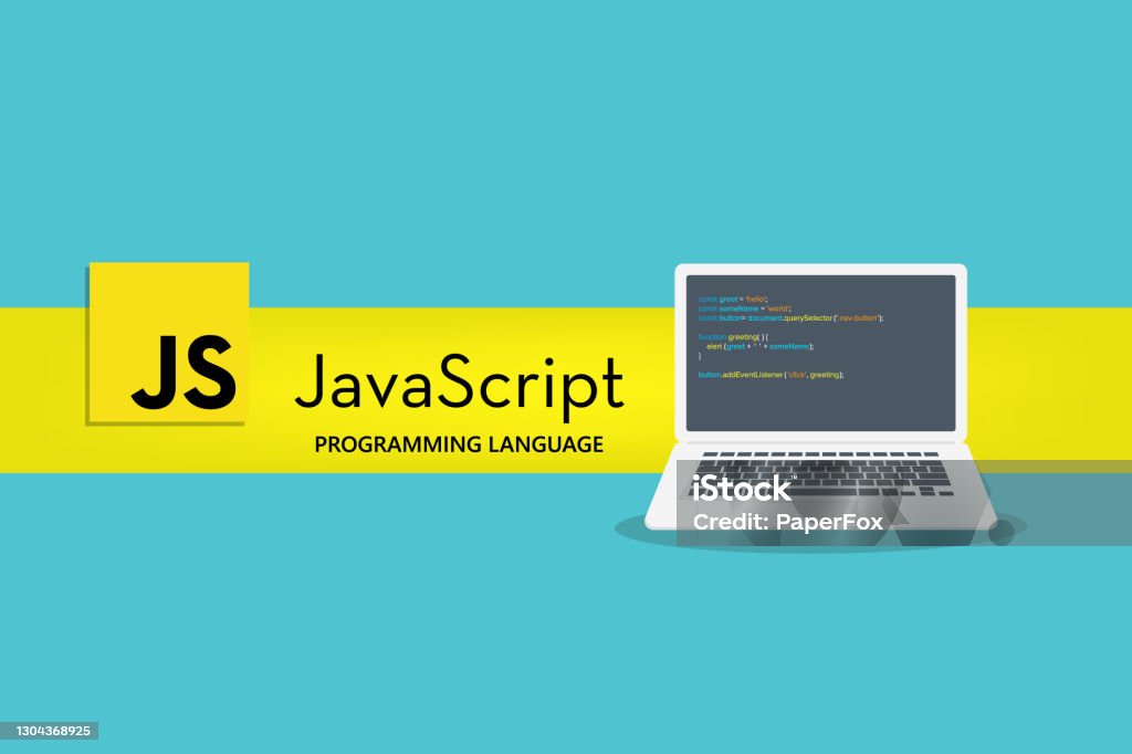 Vetores de Javascript Linguagem De Programação Javascript Com Código De ...