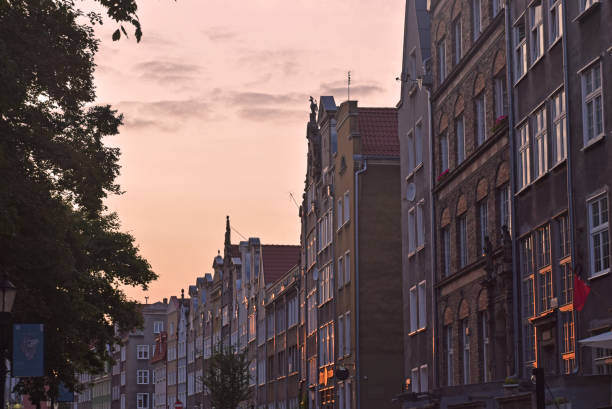 istock Gdansk, Poland: typical houses in the center at sunset. 1304369538
