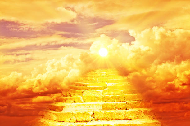 istock Jesus is Risen. Resurrection concept. Stairway to heaven 1304375189