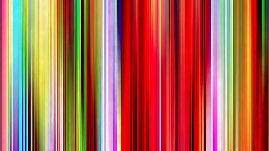 Glass with coloured lights, abstrac background. CGI