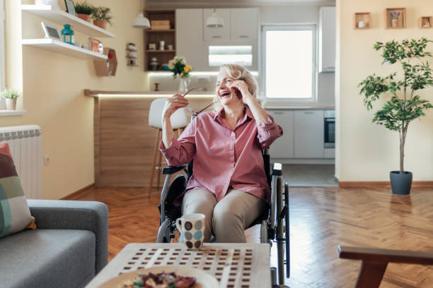 istock Staying connected to her loved ones 1304384824