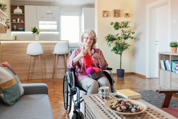 istock Knitting is like a meditation 1304385104