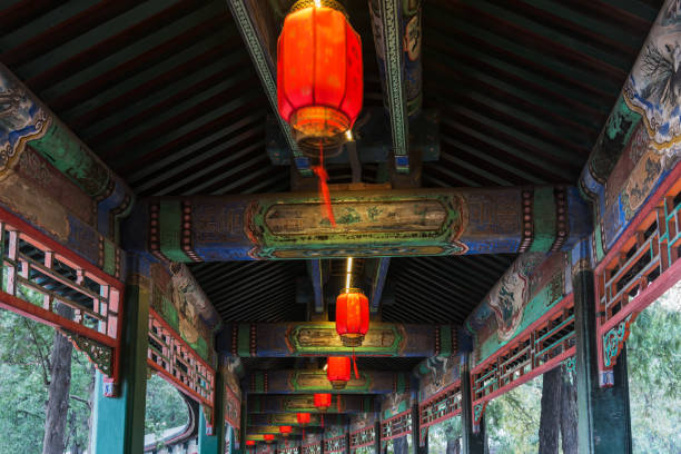 istock Long Corridor of Summer Palace, Beijing, China 1304385127