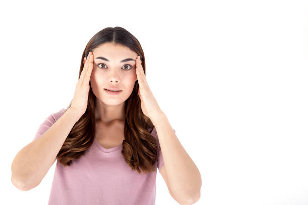 istock emotional woman portraits with white background 1304389940