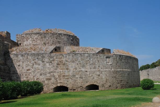 istock Medieval fortified wall, Rhodes 1304391291
