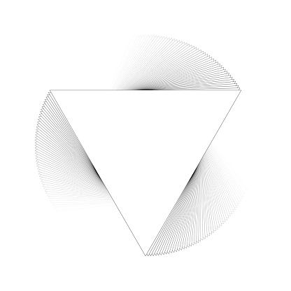 Triangle Fading Fine Spin Rotating Triangle Fading To White Stock Illustration ...