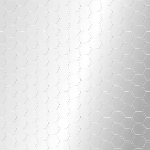 Vector illustration of Hexagon honeycomb pattern, gradient.