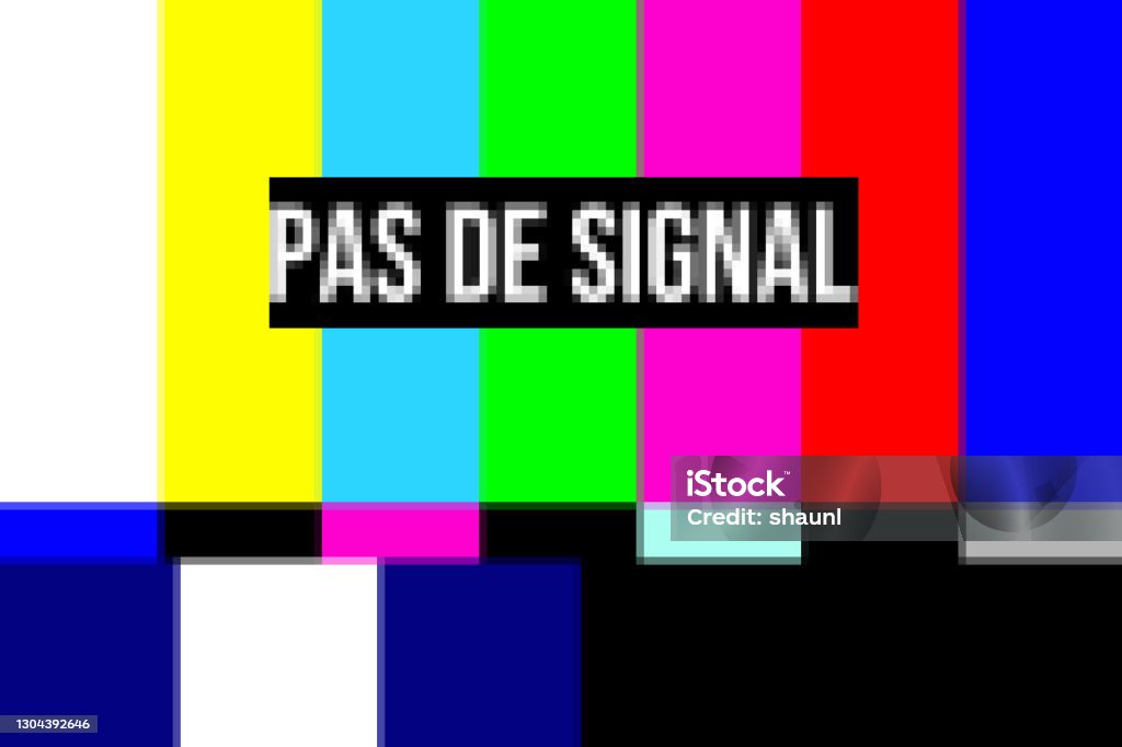 Signal Test Pattern Signalfree Test Pattern Stock Illustration - Download Image Now ...