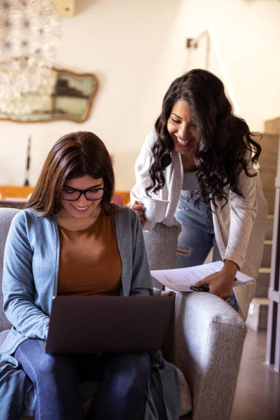 istock Women in smart working at home 1304397410
