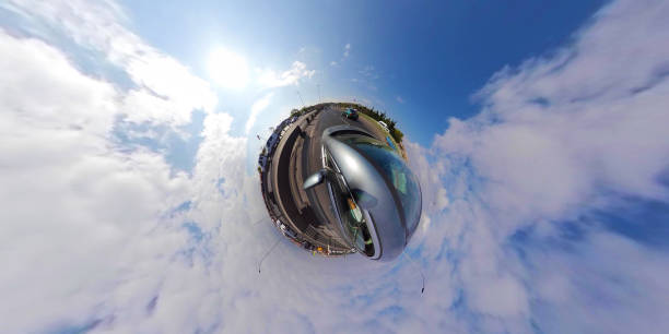 istock Little planet - Car in the streets 1304398580