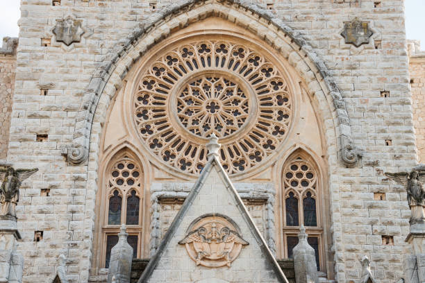 istock cathedral Saint Bartholomew, Soller, Mallorca island, Spain 1304405163