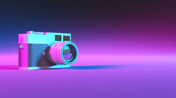 istock camera in purple neon lighting close up 1304406243