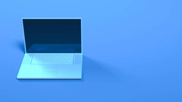 istock laptop in neon blue light close up 1304406318