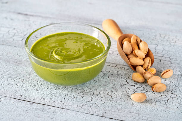 istock Bowl of pistachio butter 1304414672