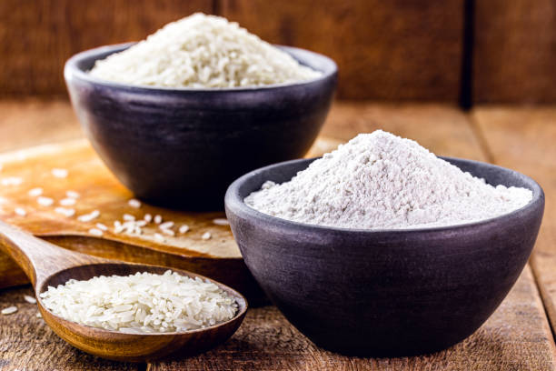 istock Rice flour is a flour made from finely ground rice 1304420299