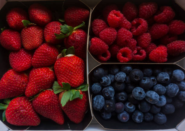 istock Blueberries, raspberries and strawberries 1304430234