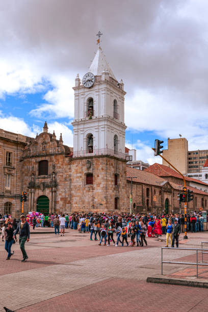 Bogota Colombia Carrera Septima On Veinte De Julio 2016 A National Holiday In Colombia South America Stock Photo - Download Image Now - iStock Bogota Colombia Carrera Septima On Veinte De Julio 2016 A National Holiday In Colombia South America Stock Photo - Download Image Now - iStock