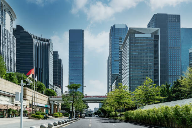 istock Shenzhen financial center architectural landscape 1304461635
