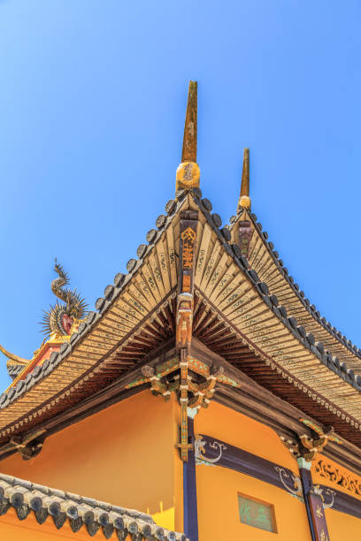 istock Outdoor Chinese Temple Ancient Building Eaves 1304461754