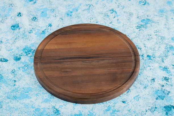 istock A wooden board carved from oak tree 1304465054