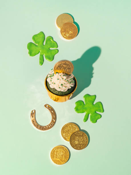 istock Food for Saint Patrick's Day party, modern still life 1304469847