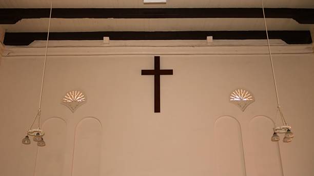 Church Wall Behind The Altar