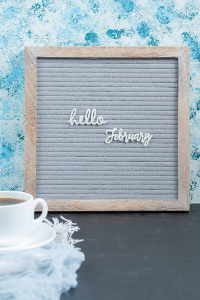 istock Happy months poster with a cup of drink aside 1304479430