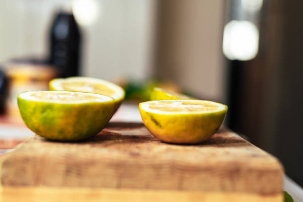 Lemon Slice with Bottom Lighting – Detailed View