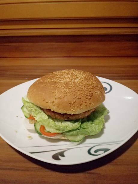 istock a good tasty burger for dinner 1304485186