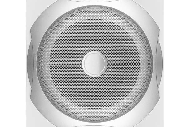 istock White acoustic speaker close-up. Sound speaker .. 1304487897