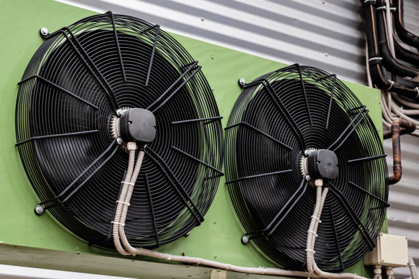 istock Large air conditioning on wall of building 1304501157