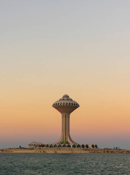 istock Al Khobar Water Tower during sunset, Eastern Province, Saudi Arabia 1304508666