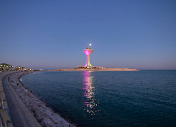 istock Al Khobar Water Tower during sunset, Eastern Province, Saudi Arabia 1304508729