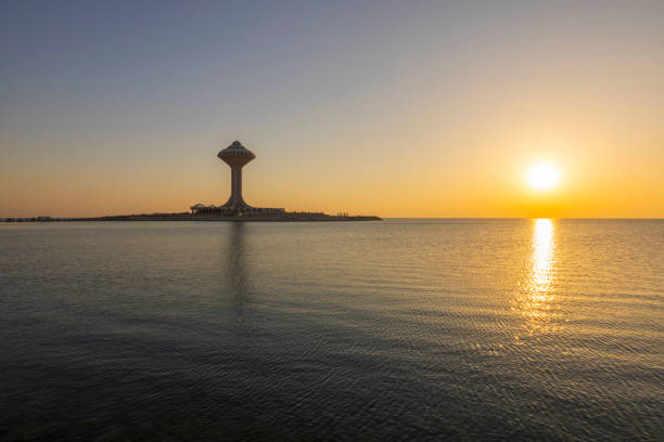 istock Al Khobar Water Tower during sunrise, Eastern Province, Saudi Arabia 1304509166
