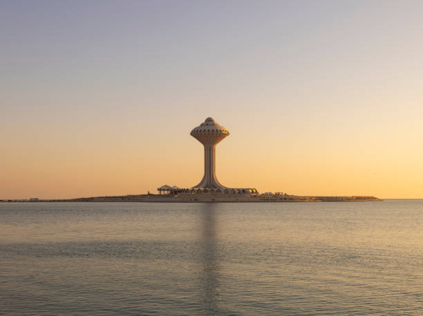 istock Al Khobar Water Tower during sunrise, Eastern Province, Saudi Arabia 1304509282