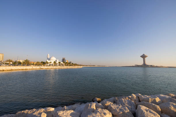 istock Al Khobar Water Tower during sunrise, Eastern Province, Saudi Arabia 1304509403