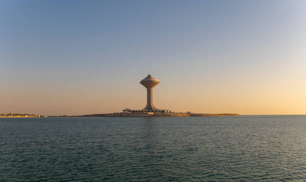istock Al Khobar Water Tower during sunrise, Eastern Province, Saudi Arabia 1304509470