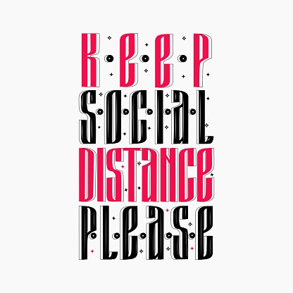 Keep Social Distance Images Keep Social Distance Please Stock Illustration - Download Image Now ...