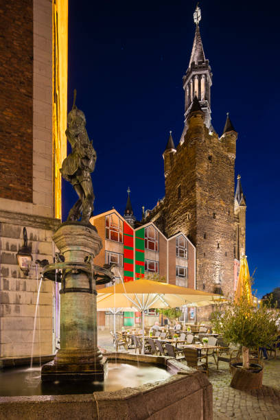 istock Aachen Town Hall At Night, Germany 1304511829