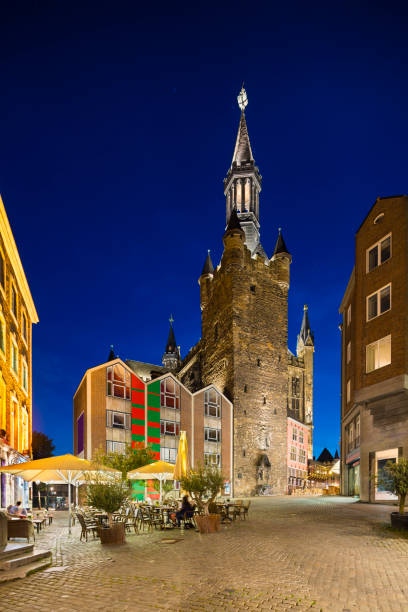 istock Aachen Town Hall At Night, Germany 1304511859