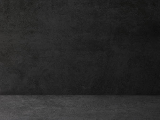 istock Dark gray and black stone background texture 1304513456