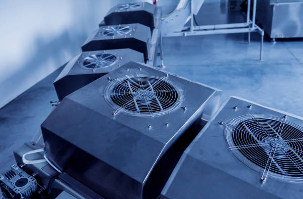 istock Conveyor line for frying snacks and chips in a modern factory 1304514178