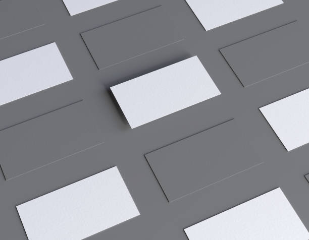 istock Business card mockup white template 1304515626